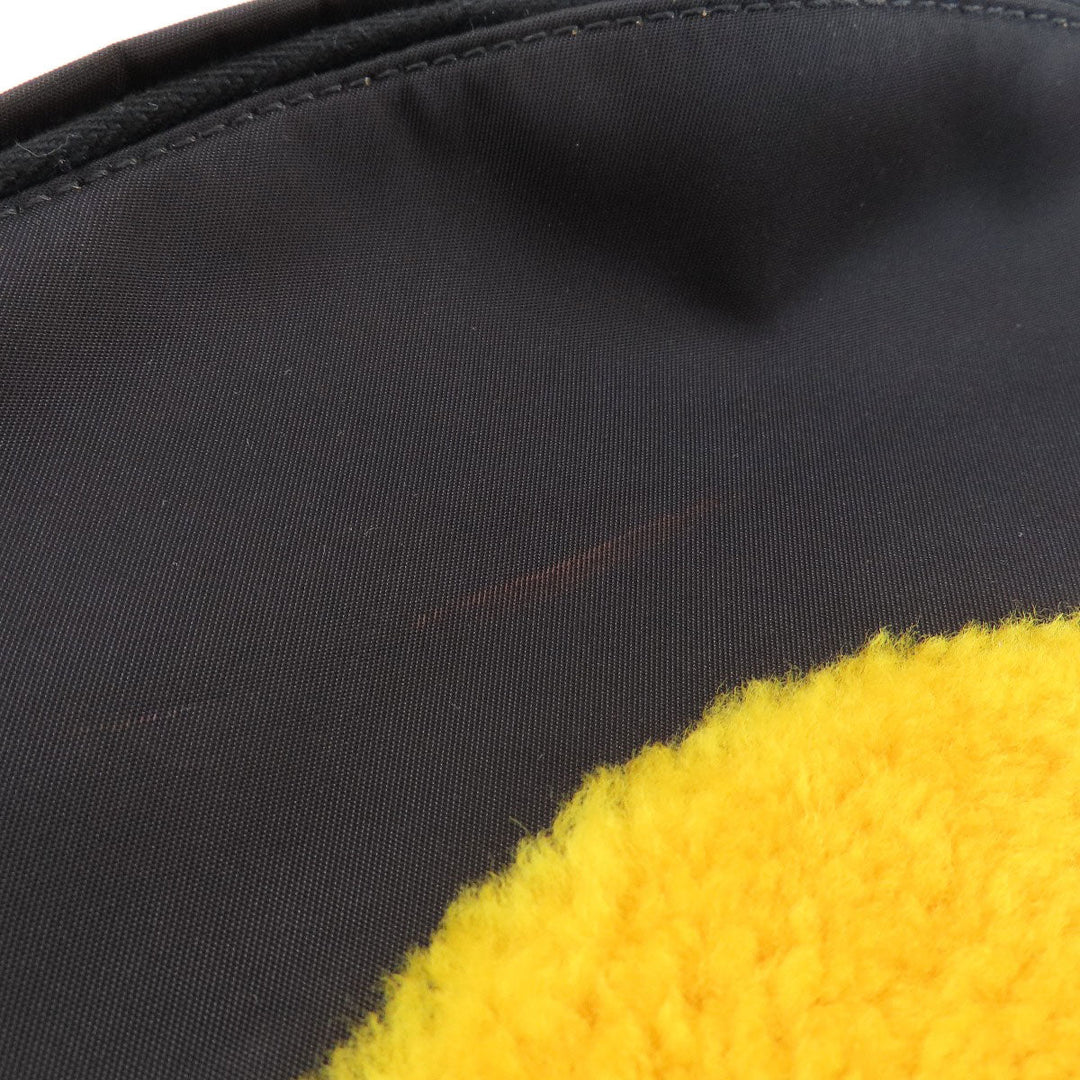 FENDI Backpack Nylon black Light bulb applique mens(Unisex) Used Authentic