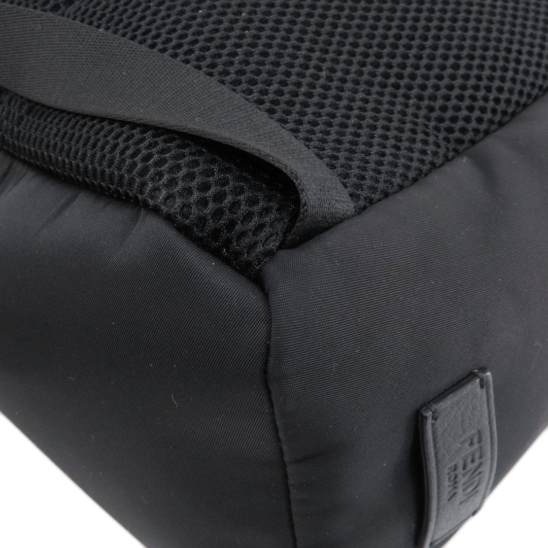 FENDI Backpack Nylon black Light bulb applique mens(Unisex) Used Authentic