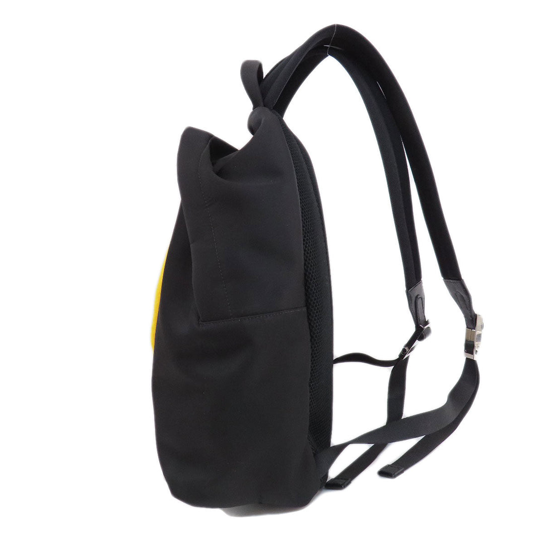 FENDI Backpack Nylon black Light bulb applique mens(Unisex) Used Authentic