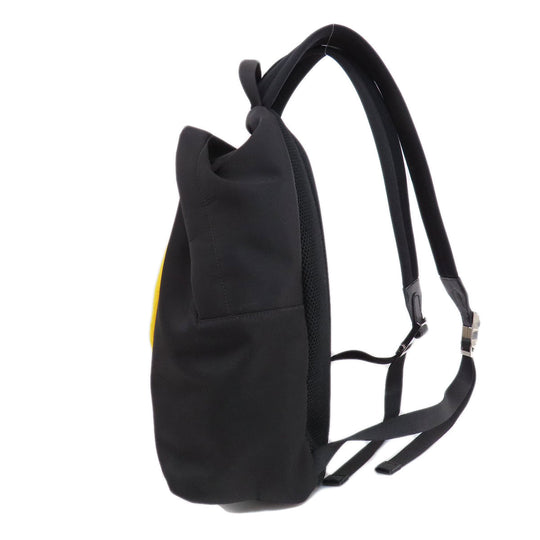 FENDI Backpack Nylon black Light bulb applique mens(Unisex) Used Authentic