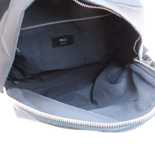 FENDI Backpack Nylon black Light bulb applique mens(Unisex) Used Authentic