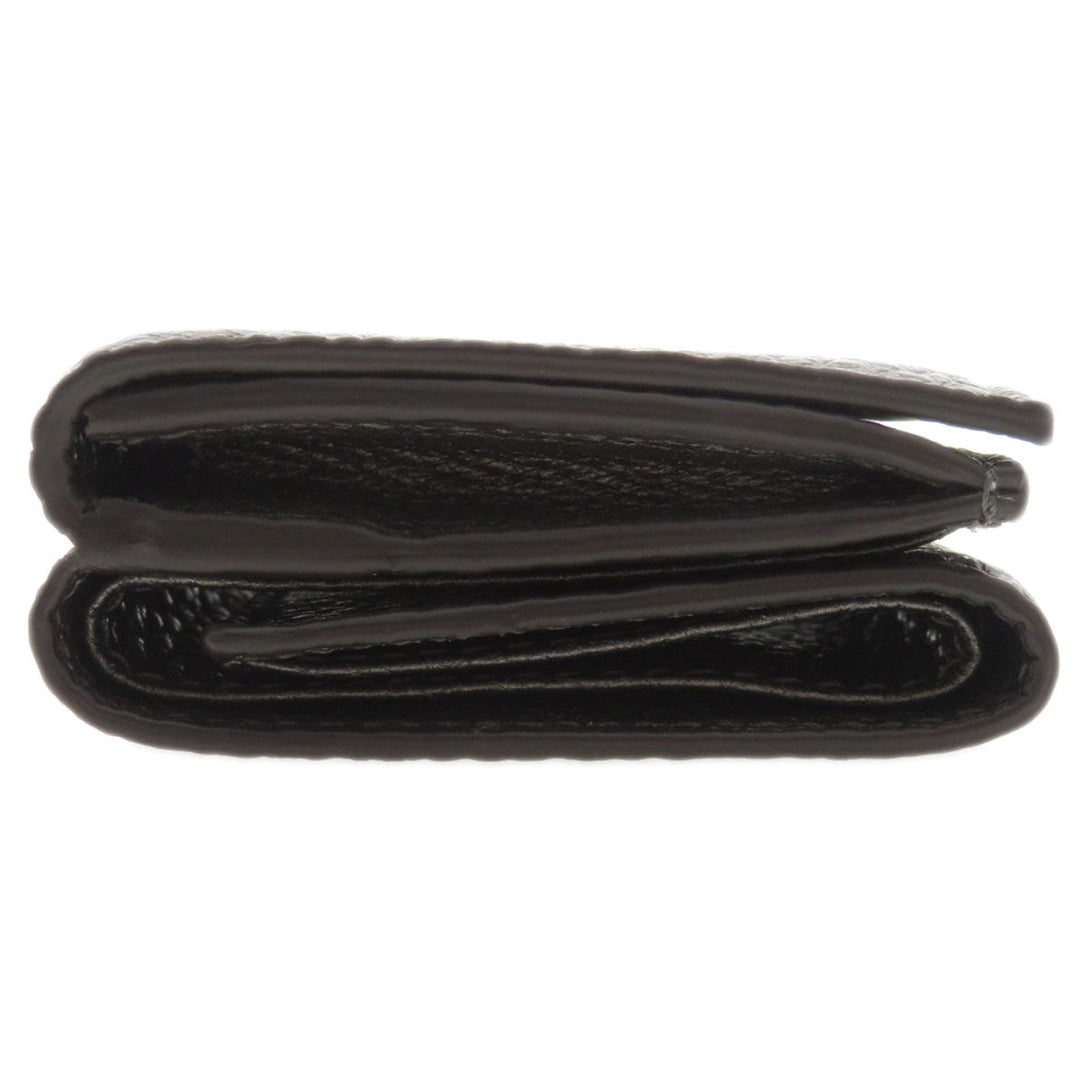 FENDI Bifold Wallet 7M0280 Calfskin gray Mini wallet tri-fold baguette mens Used Authentic