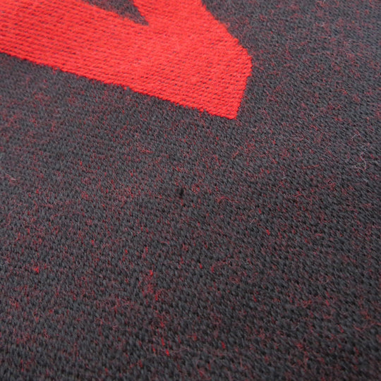 Givenchy Scarf wool black Logo motif Women Used Authentic
