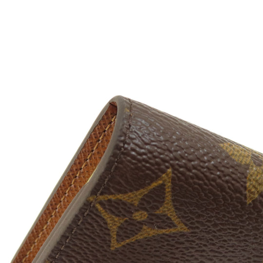 LOUIS VUITTON Key case Key holder  M62630 Monogram canvas Brown Multicles6 Monogram Women Used Authentic