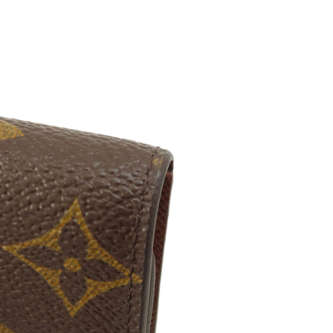 LOUIS VUITTON Key case Key holder  M62630 Monogram canvas Brown Multicles6 Monogram Women Used Authentic