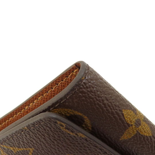 LOUIS VUITTON Key case Key holder  M62630 Monogram canvas Brown Multicles6 Monogram Women Used Authentic
