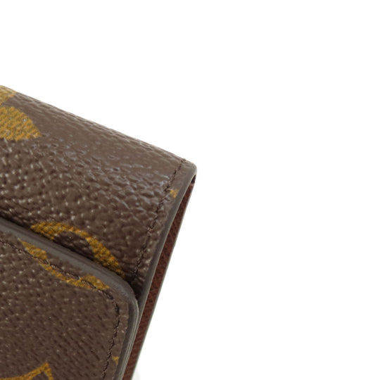 LOUIS VUITTON Key case Key holder  M62630 Monogram canvas Brown Multicles6 Monogram Women Used Authentic