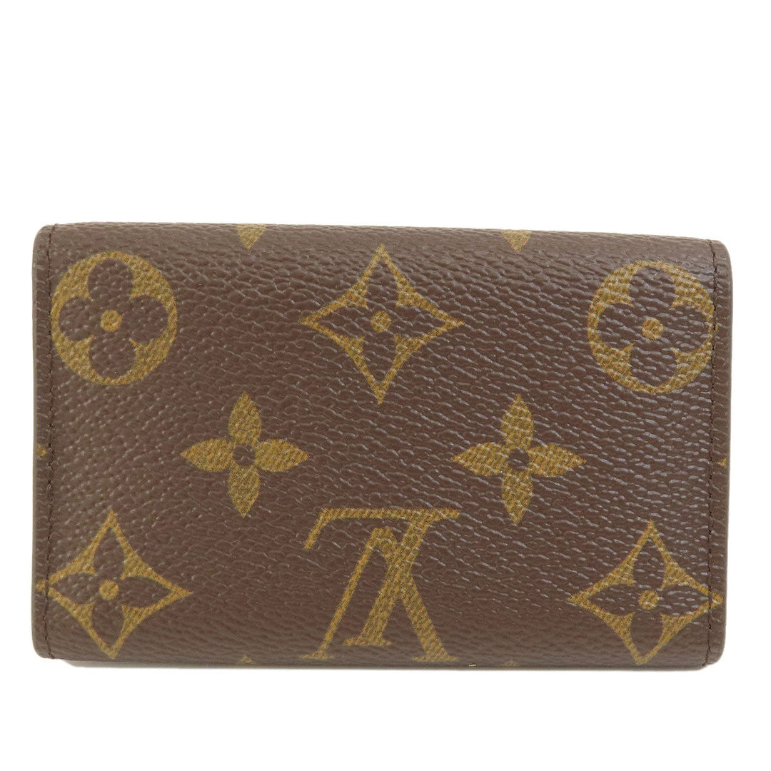 LOUIS VUITTON Key case Key holder  M62630 Monogram canvas Brown Multicles6 Monogram Women Used Authentic