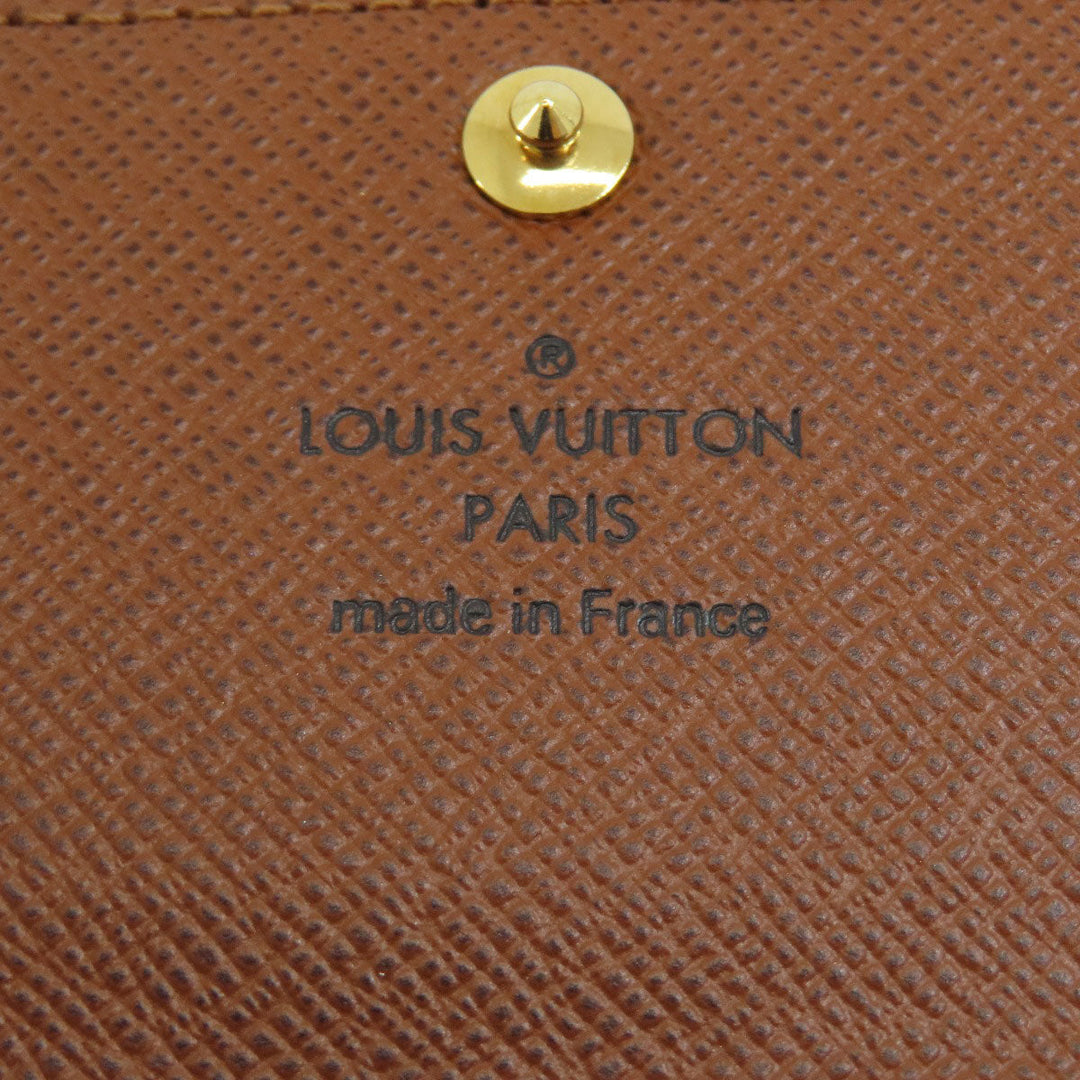 LOUIS VUITTON Key case Key holder  M62630 Monogram canvas Brown Multicles6 Monogram Women Used Authentic