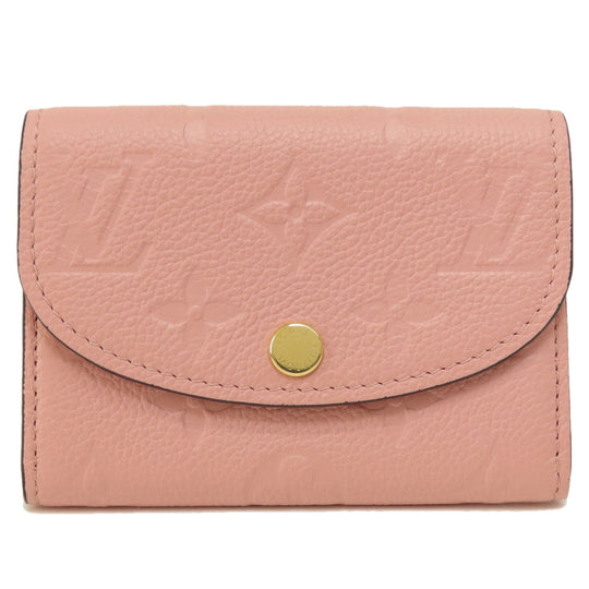 LOUIS VUITTON Coin case M81520 Ann Platt pink Portomone Rosali Rose Poodle Women Used Authentic