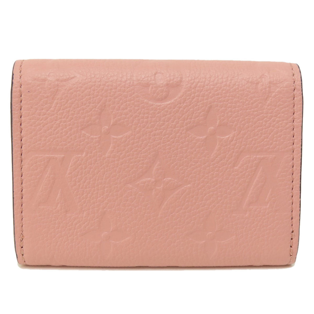 LOUIS VUITTON Coin case M81520 Ann Platt pink Portomone Rosali Rose Poodle Women Used Authentic
