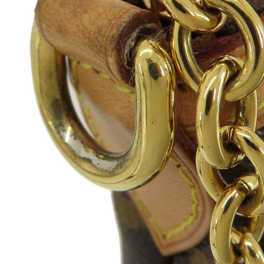 LOUIS VUITTON Tote Bag M40145 Monogram canvas Brown PalermoPM Monogram Women Used Authentic