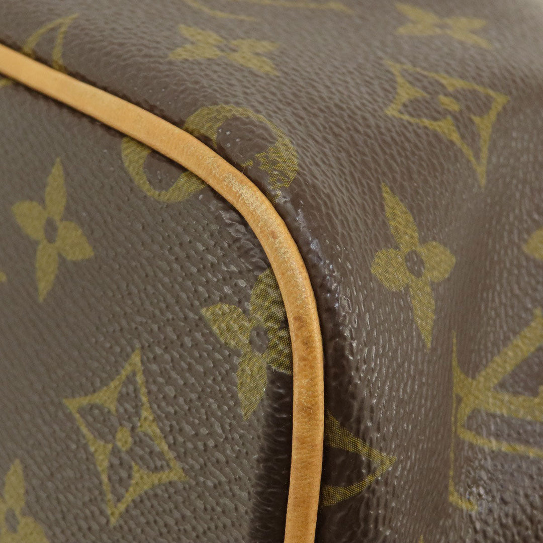 LOUIS VUITTON Tote Bag M40145 Monogram canvas Brown PalermoPM Monogram Women Used Authentic
