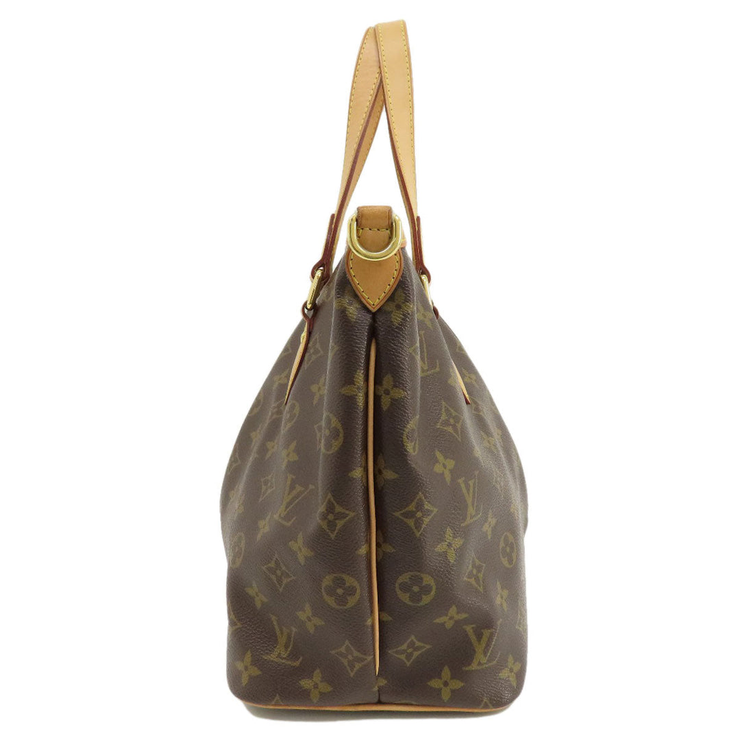 LOUIS VUITTON Tote Bag M40145 Monogram canvas Brown PalermoPM Monogram Women Used Authentic