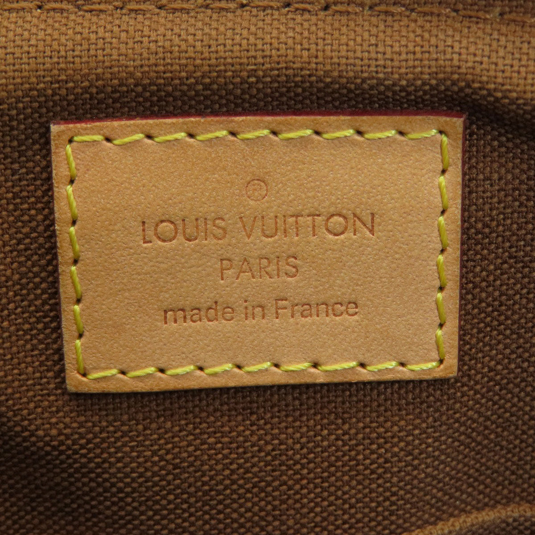 LOUIS VUITTON Tote Bag M40145 Monogram canvas Brown PalermoPM Monogram Women Used Authentic