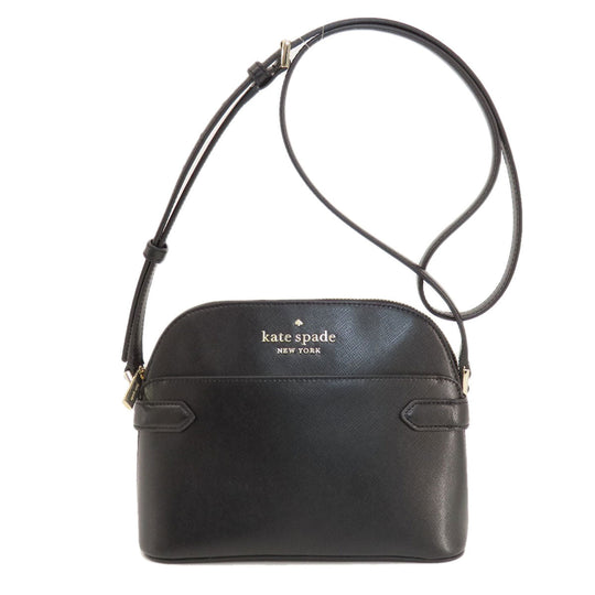 Kate Spade Shoulder Bag leather black logo