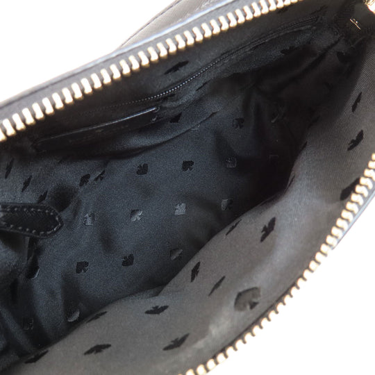 Kate Spade Shoulder Bag leather black logo
