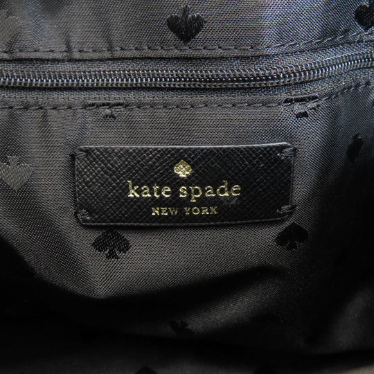 Kate Spade Shoulder Bag leather black logo