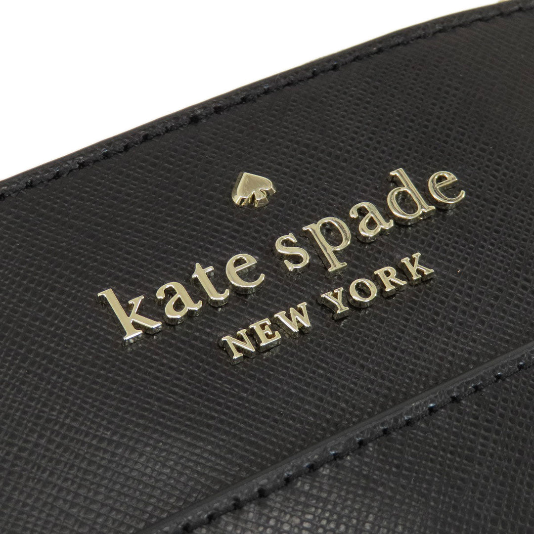 Kate Spade Shoulder Bag leather black logo