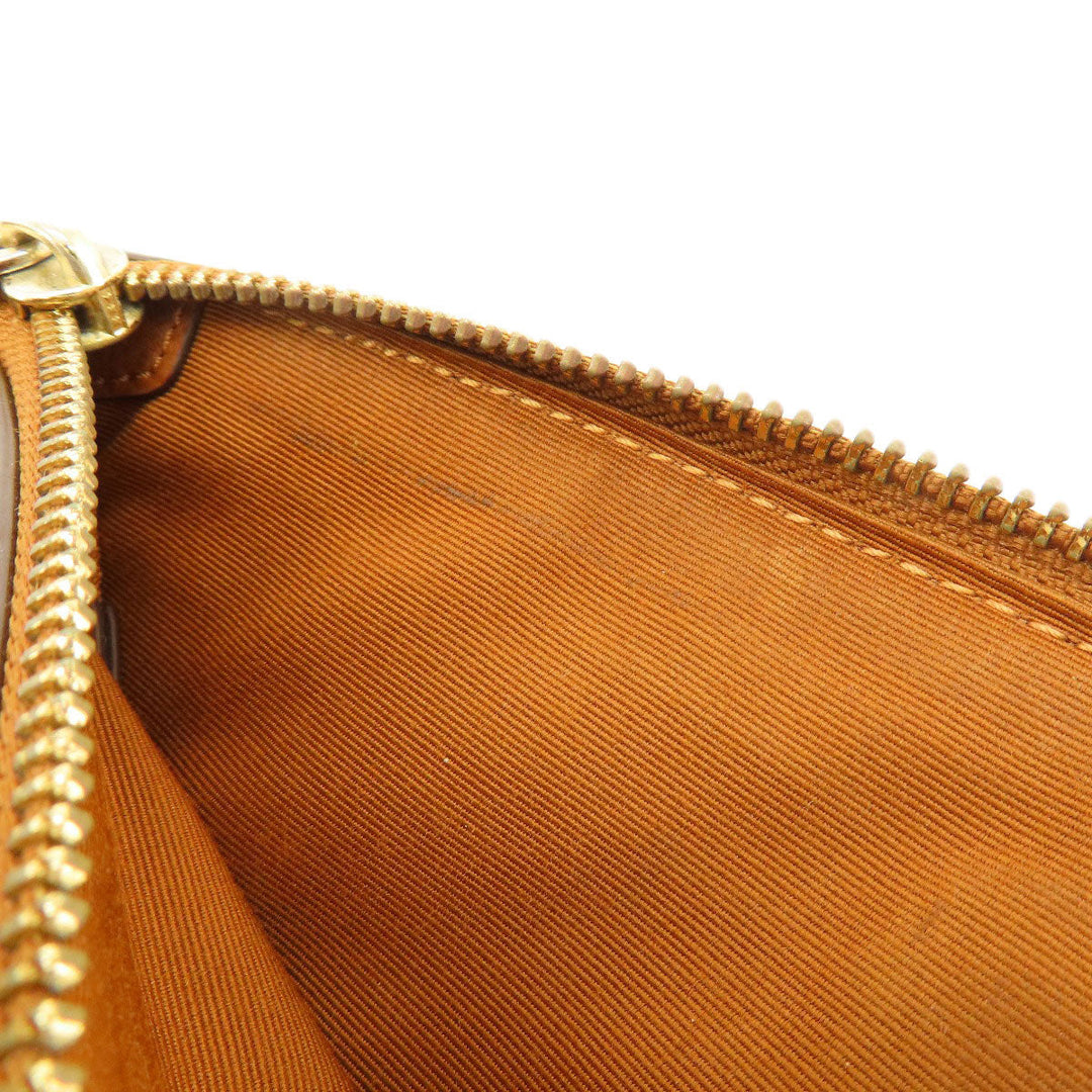 COACH Handbag F36637 leather Brown Christie Carryall 2WAY Women Used Authentic