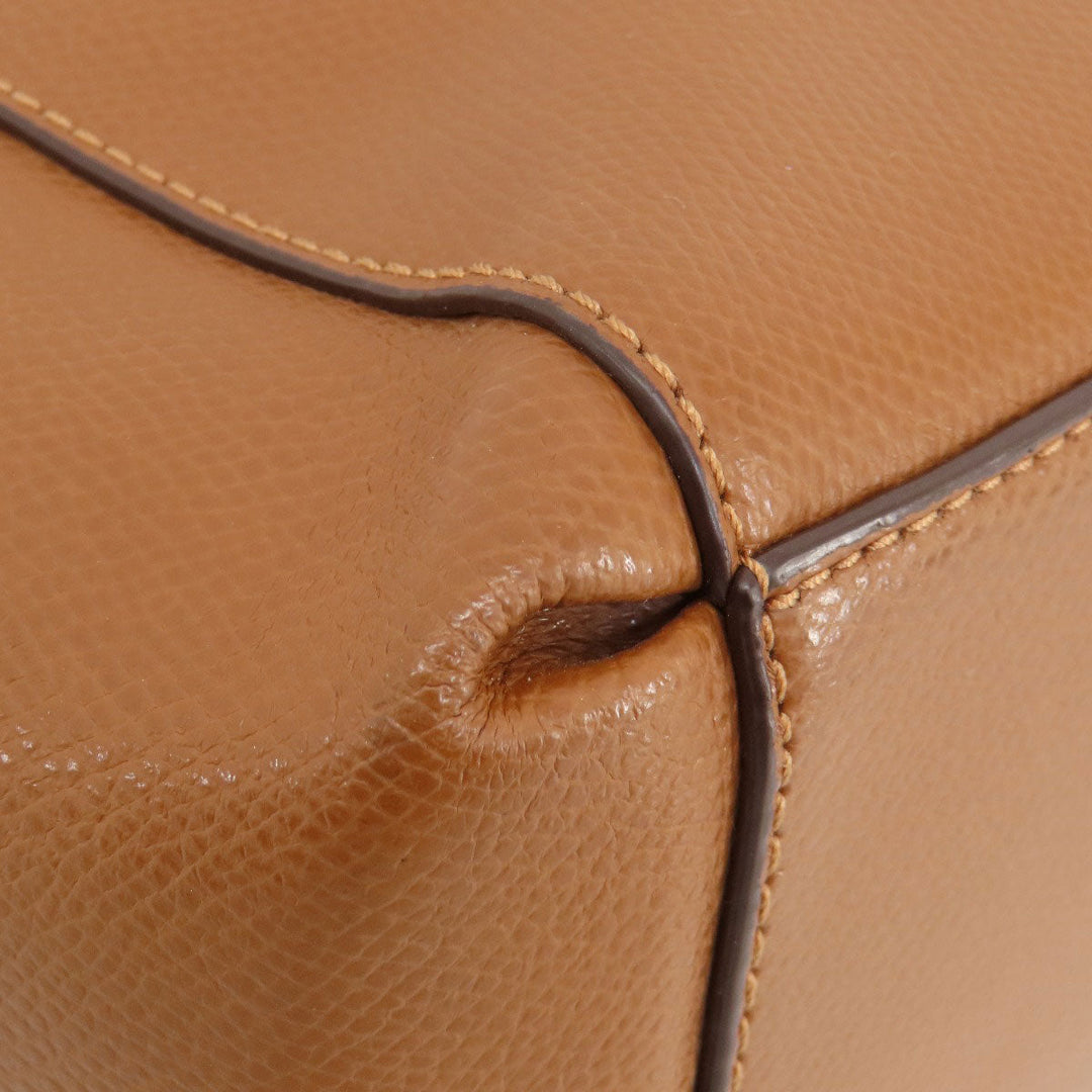 COACH Handbag F36637 leather Brown Christie Carryall 2WAY Women Used Authentic