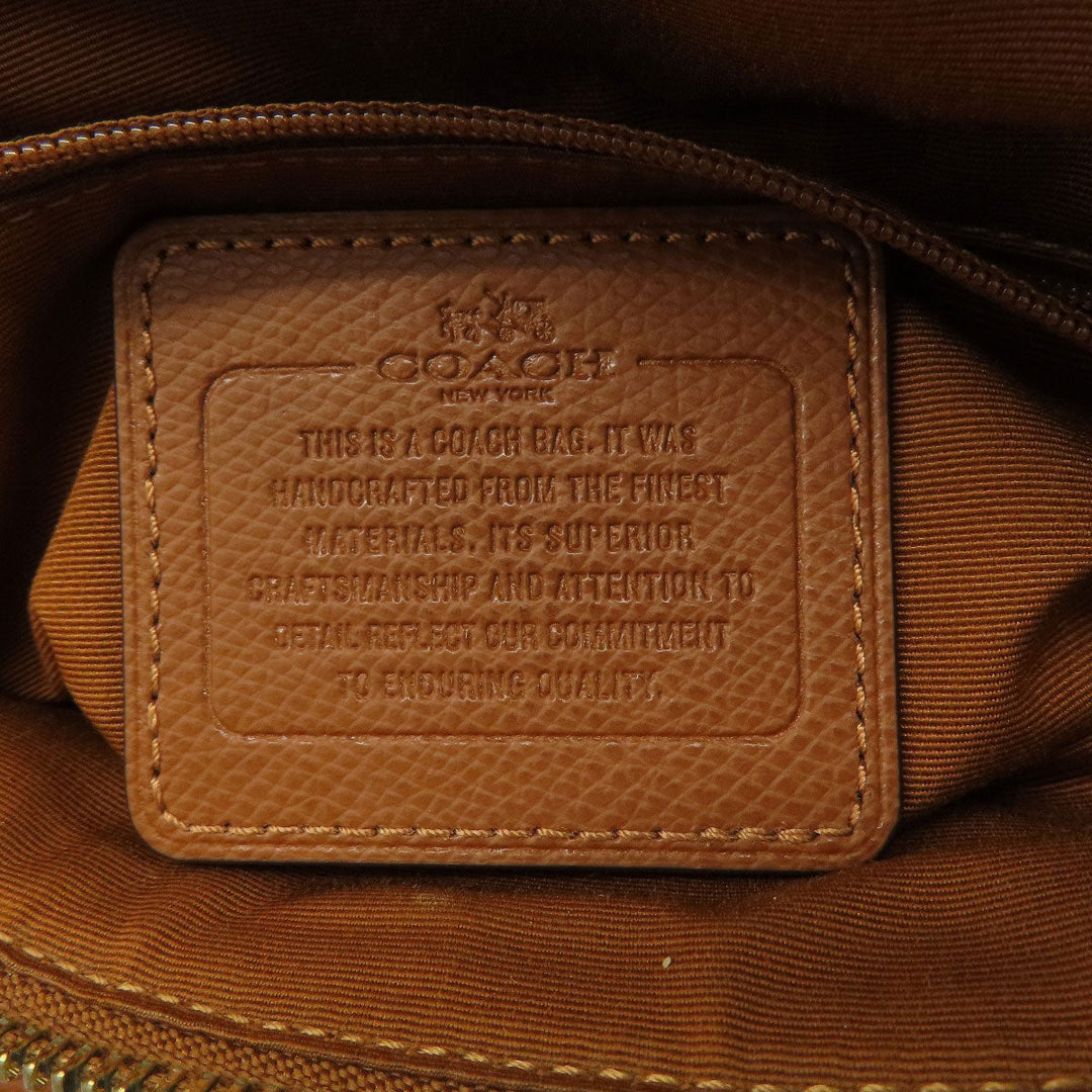 COACH Handbag F36637 leather Brown Christie Carryall 2WAY Women Used Authentic