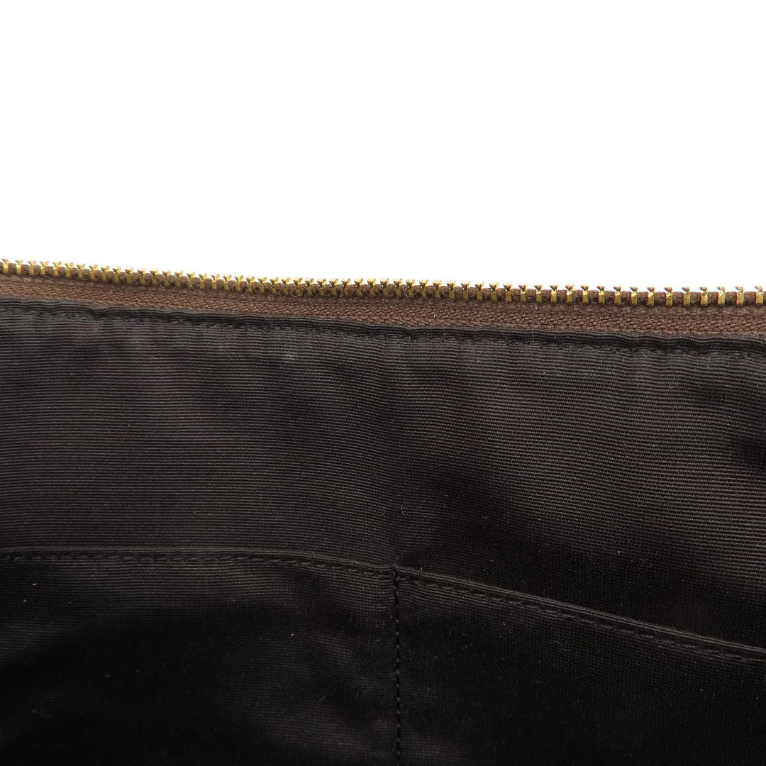 COACH Shoulder Bag F34899 PVC, Leather Brown one belt signature Women Used Authentic