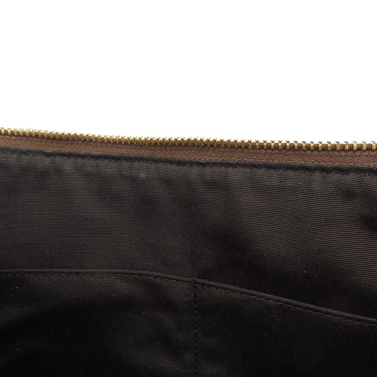 COACH Shoulder Bag F34899 PVC, Leather Brown one belt signature Women Used Authentic