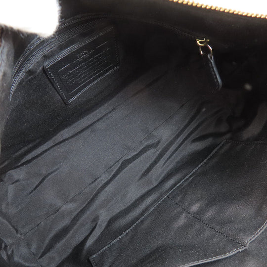 COACH Shoulder Bag F34899 PVC, Leather Brown one belt signature Women Used Authentic