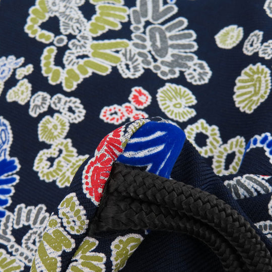 JIL SANDER Backpack canvas Navy Overall handle Women Used Authentic