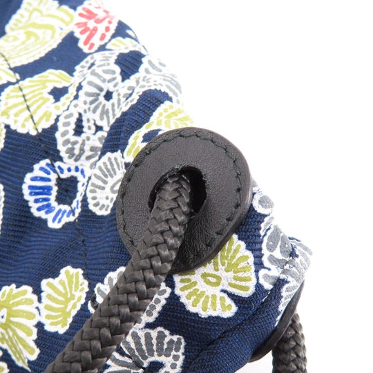 JIL SANDER Backpack canvas Navy Overall handle Women Used Authentic