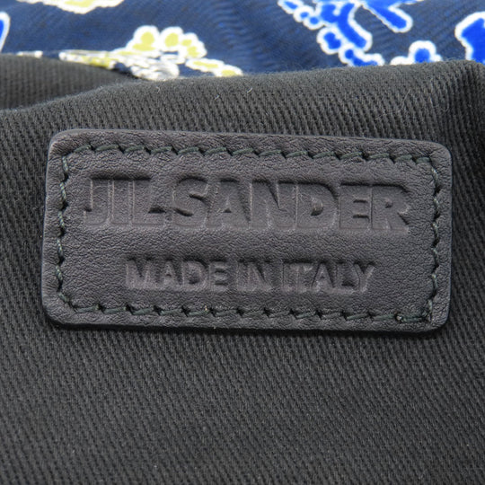 JIL SANDER Backpack canvas Navy Overall handle Women Used Authentic