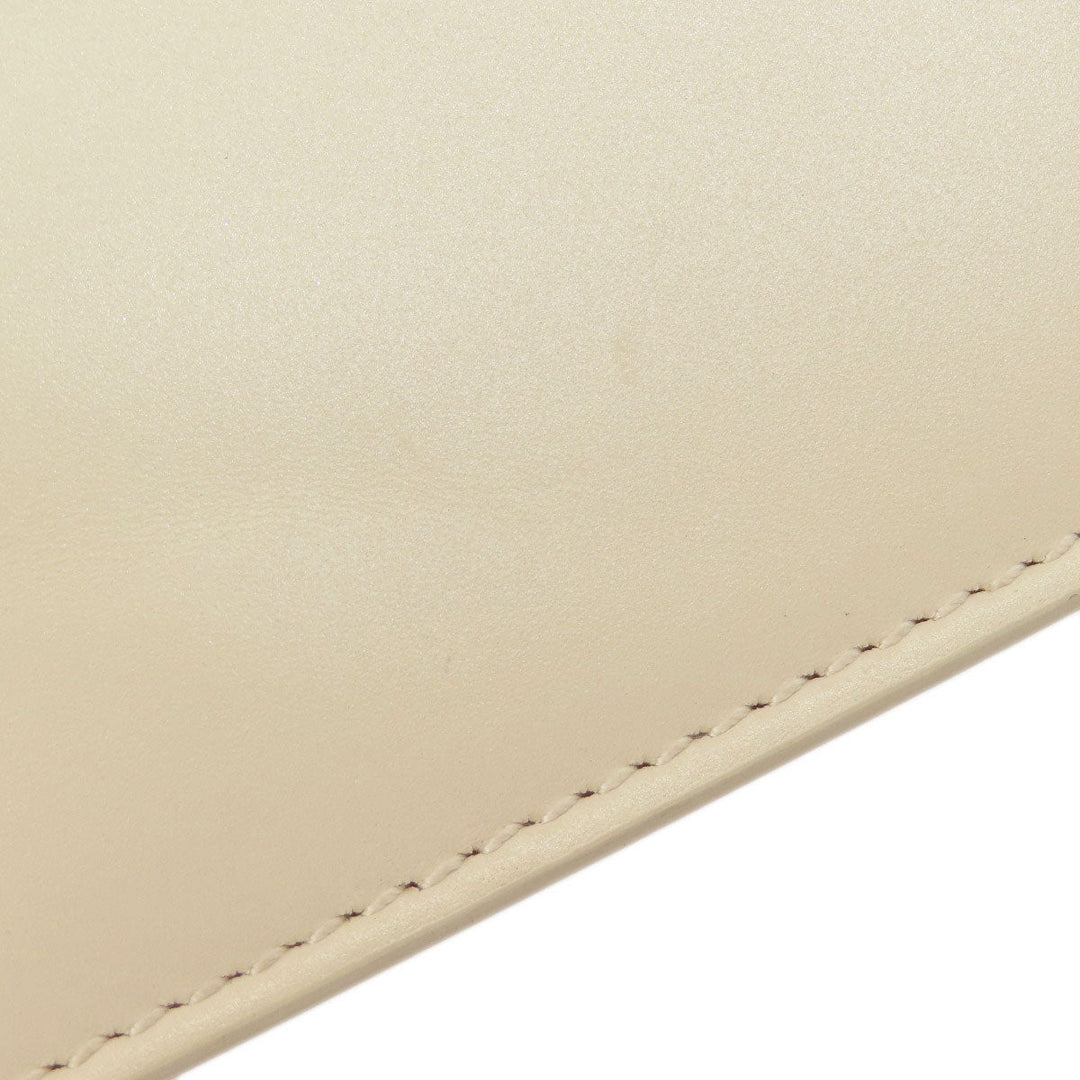 JIL SANDER Shoulder Bag leather white logo