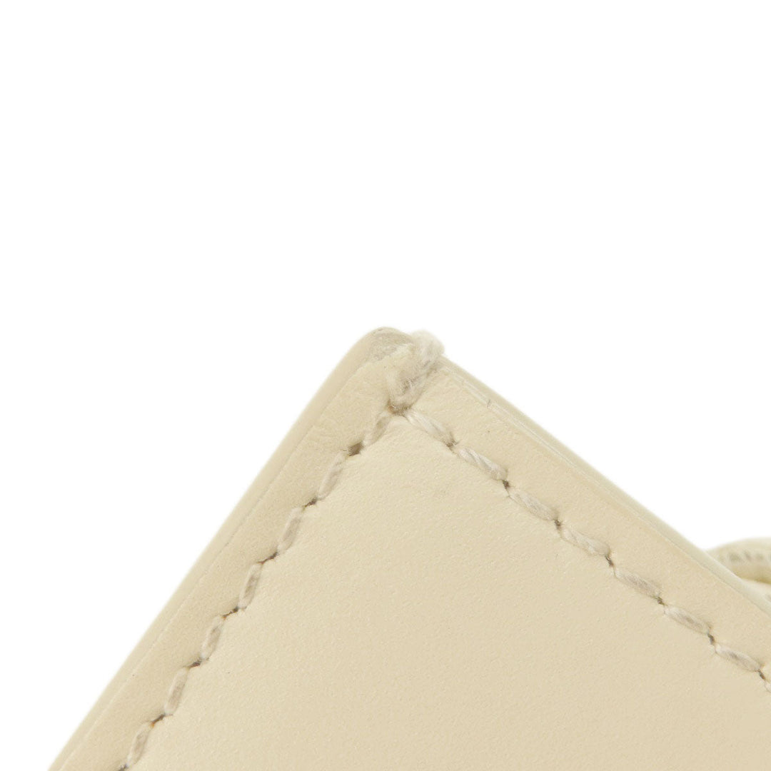 JIL SANDER Shoulder Bag leather white logo