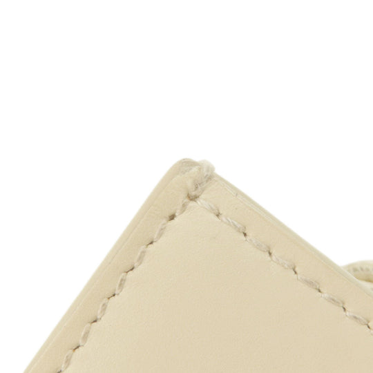 JIL SANDER Shoulder Bag leather white logo