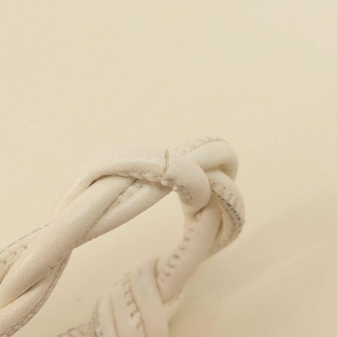 JIL SANDER Shoulder Bag leather white logo
