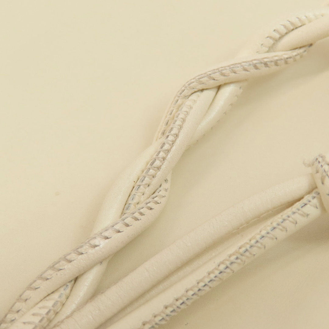 JIL SANDER Shoulder Bag leather white logo
