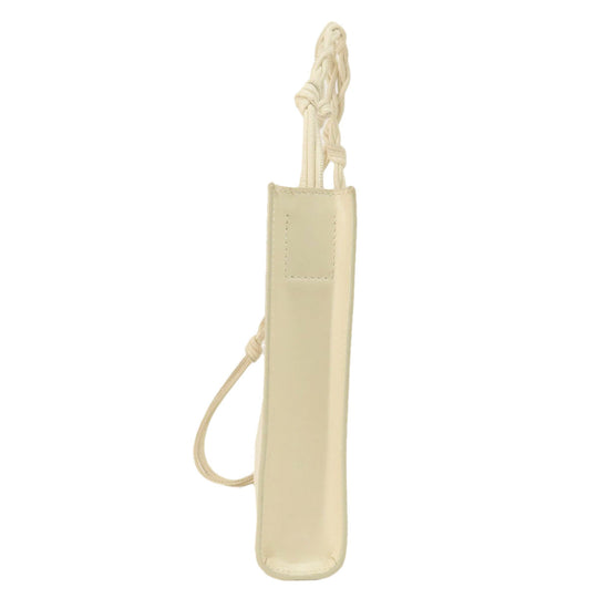 JIL SANDER Shoulder Bag leather white logo