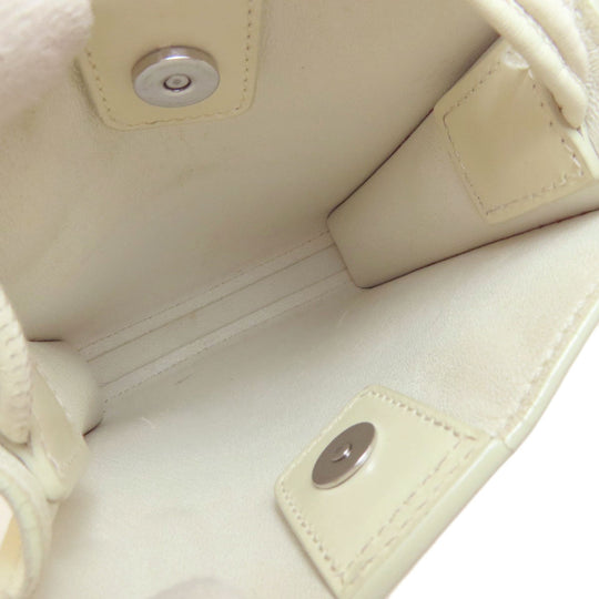 JIL SANDER Shoulder Bag leather white logo