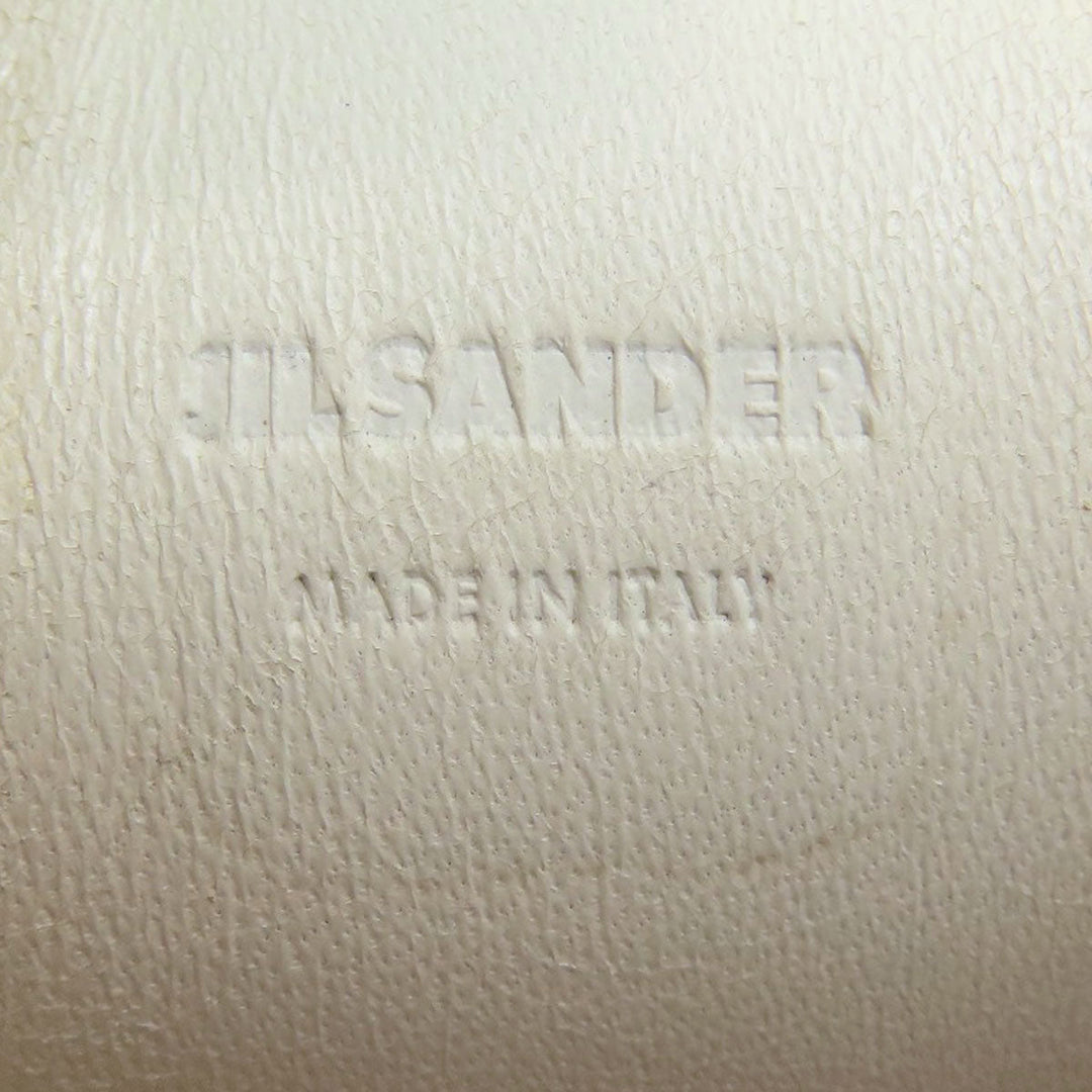 JIL SANDER Shoulder Bag leather white logo