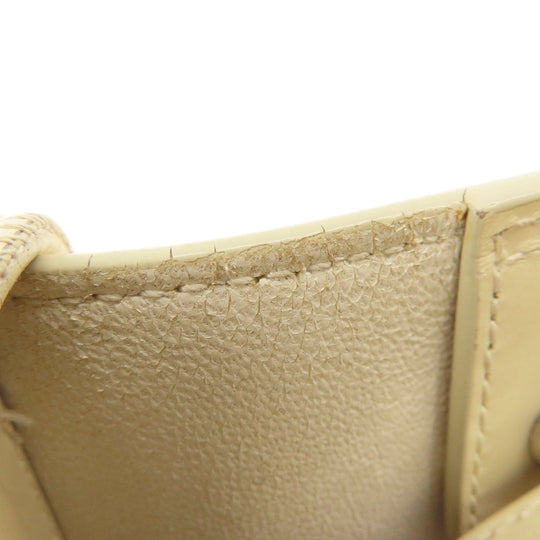 JIL SANDER Shoulder Bag leather white logo