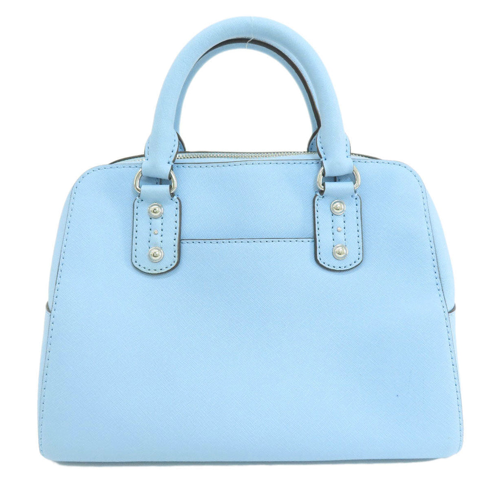 MICHAEL KORS Handbag PVC blue logoMetal 2WAY Women Used Authentic