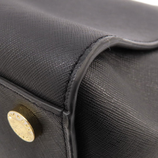 MICHAEL KORS Handbag leather black 2WAY