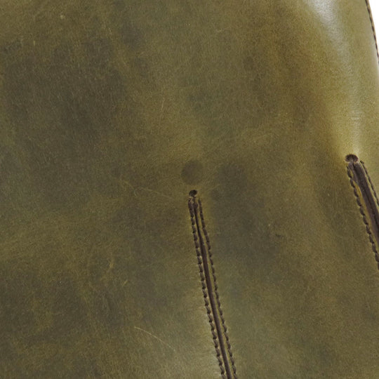 HUNTING WORLD Handbag leather green one belt Women Used Authentic