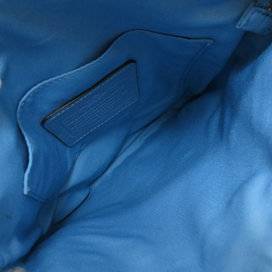 COACH Shoulder Bag F36063 PVC blue Long shoulder