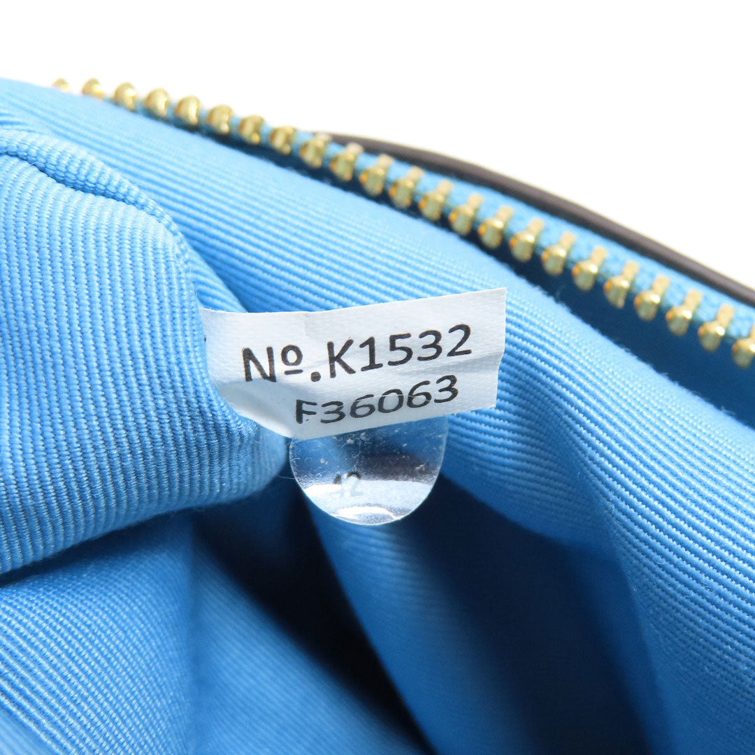 COACH Shoulder Bag F36063 PVC blue Long shoulder