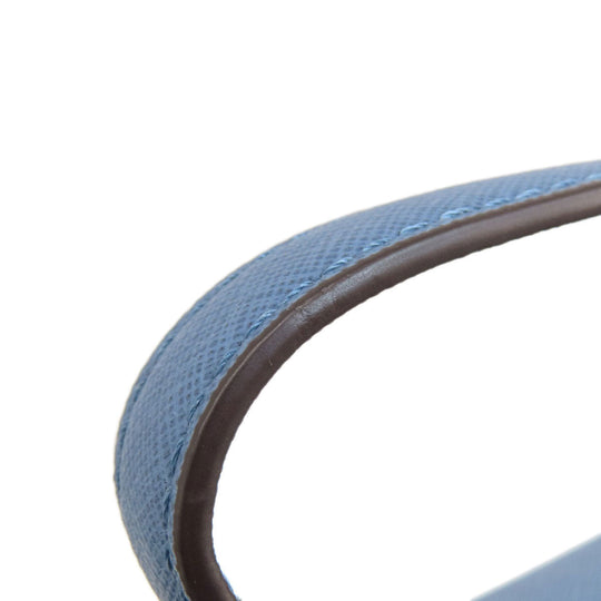 MICHAEL KORS Handbag leather blue 2WAY Women Used Authentic