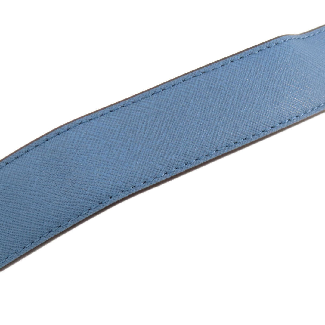 MICHAEL KORS Handbag leather blue 2WAY Women Used Authentic