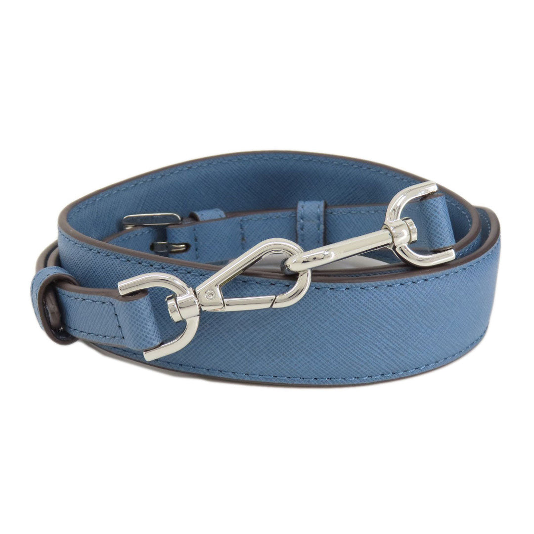 MICHAEL KORS Handbag leather blue 2WAY Women Used Authentic