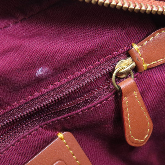 COACH Shoulder Bag 31208 PVC Brown Signature